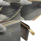 Louis Vuitton Zippy Wallet Monogram Giant Reverse Zip Around Brown — view 9