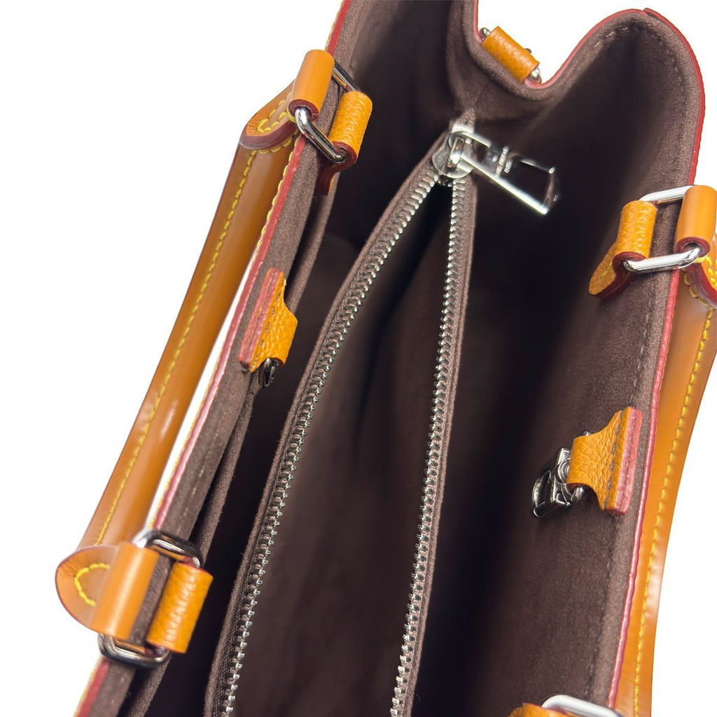 Louis Vuitton Handbag Monogram Epi 2-Way Marelle Tote Brown Gold — view 9