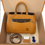 Louis Vuitton Handbag Monogram Epi 2-Way Marelle Tote Brown Gold — view 2