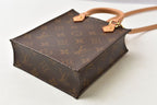 Louis Vuitton Monogram Petit Sac Plat 2-Way Shoulder Bag Brown — view 4