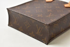 Louis Vuitton Monogram Petit Sac Plat 2-Way Shoulder Bag Brown — view 5