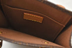Louis Vuitton Monogram Petit Sac Plat 2-Way Shoulder Bag Brown — view 7