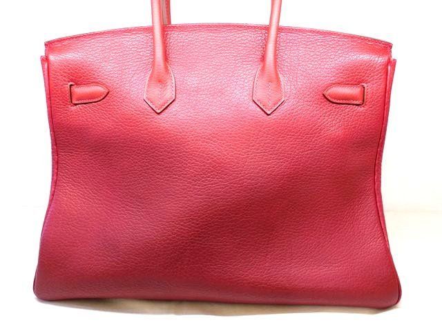 Hermes Birkin 35 Fjord Rouge Vif 35 Vache Red Handbag — view 2