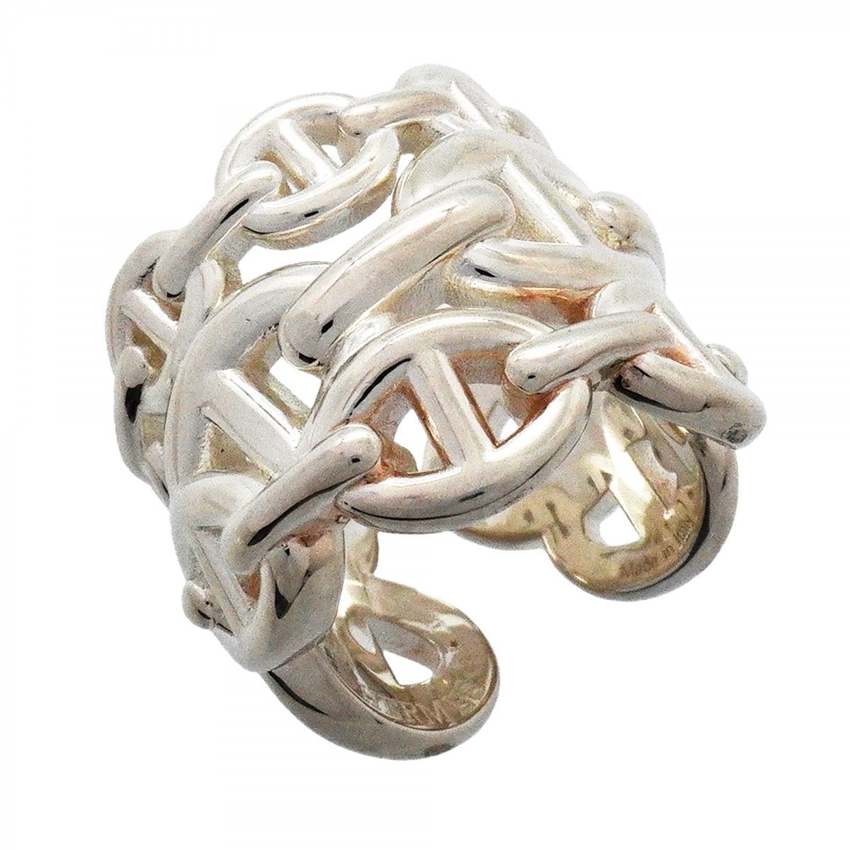 Hermes Ring Chaine D'ancre GM 925 Sterling Silver