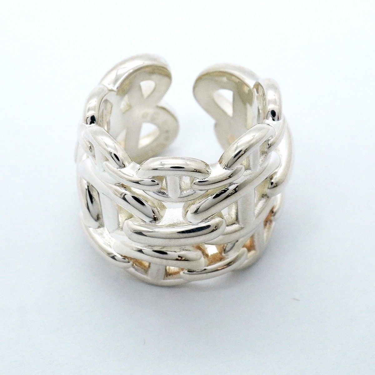 Hermes Ring Chaine D'ancre GM 925 Sterling Silver — view 3