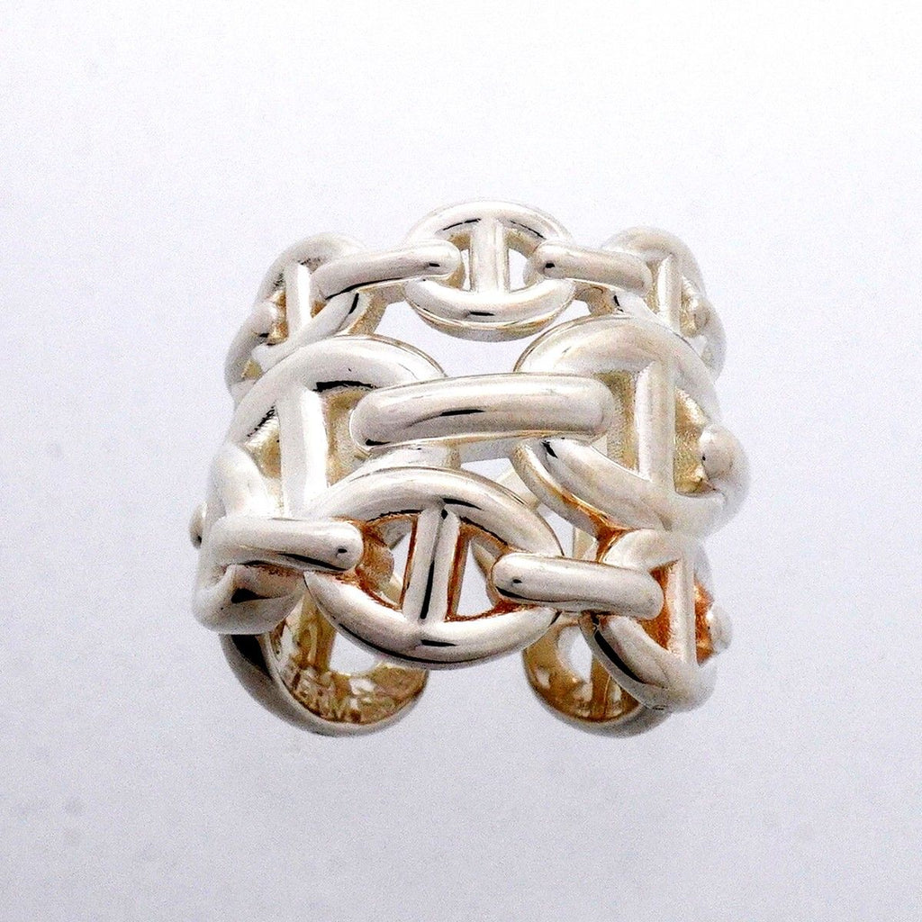 Hermes Ring Chaine D'ancre GM 925 Sterling Silver — view 2