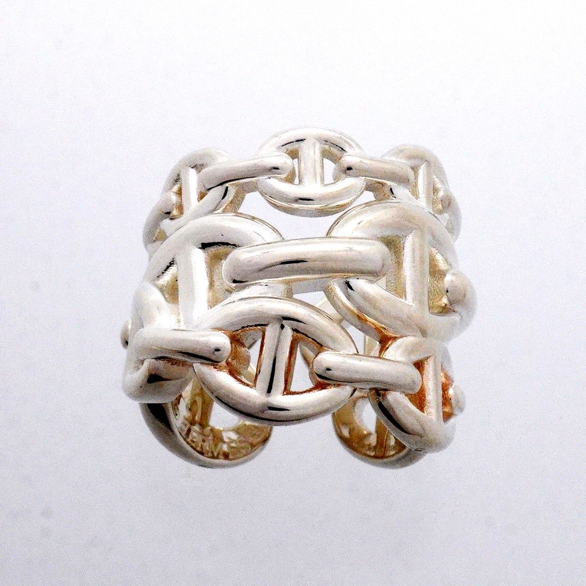 Hermes Ring Chaine D'ancre GM 925 Sterling Silver — view 2