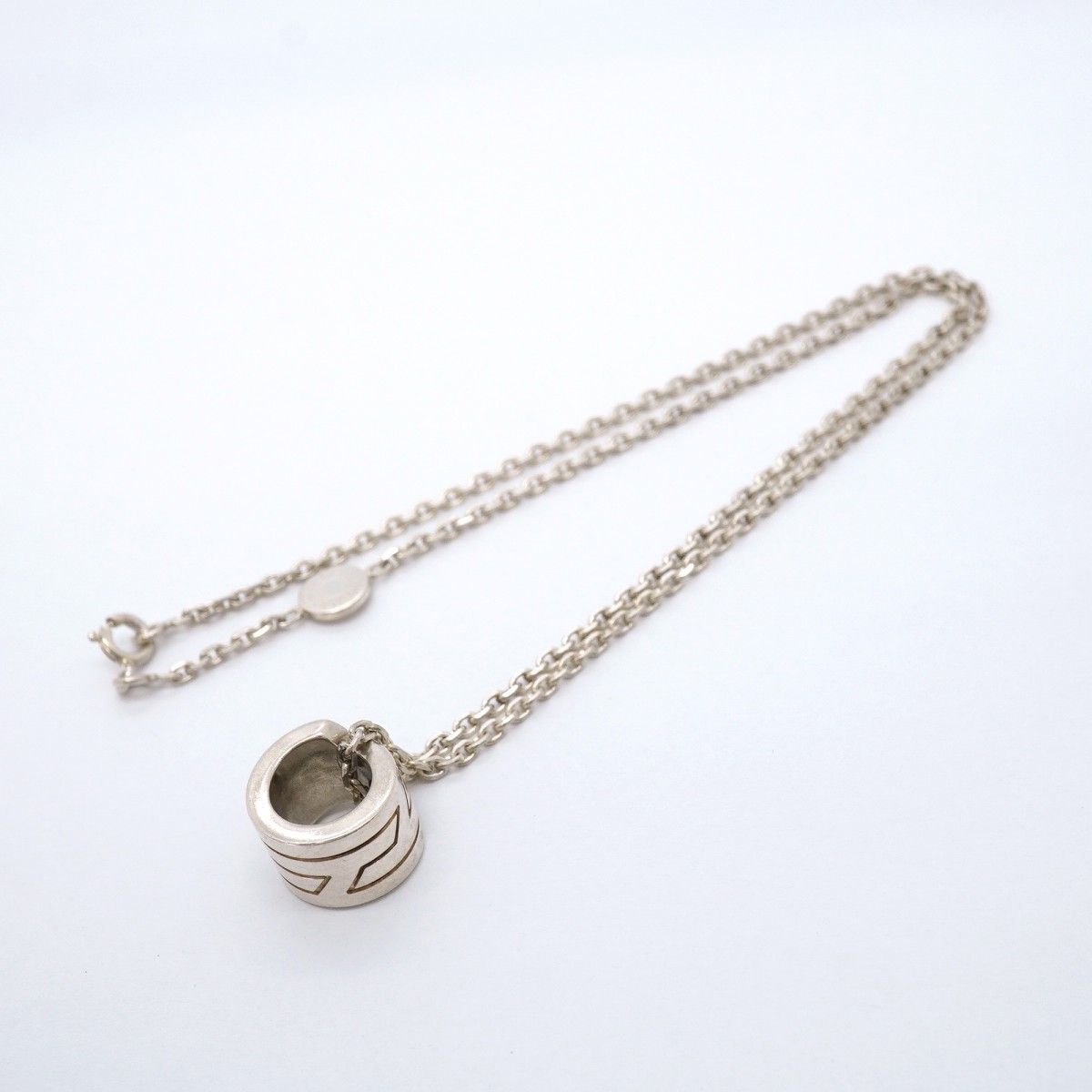 Hermes Necklace Italic Silver — view 3