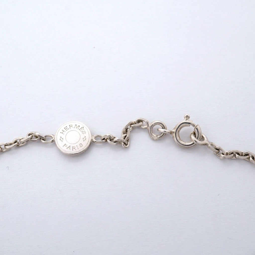 Hermes Necklace Italic Silver — view 4