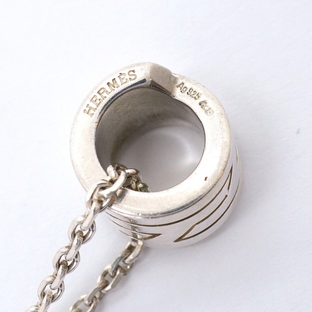 Hermes Necklace Italic Silver — view 5