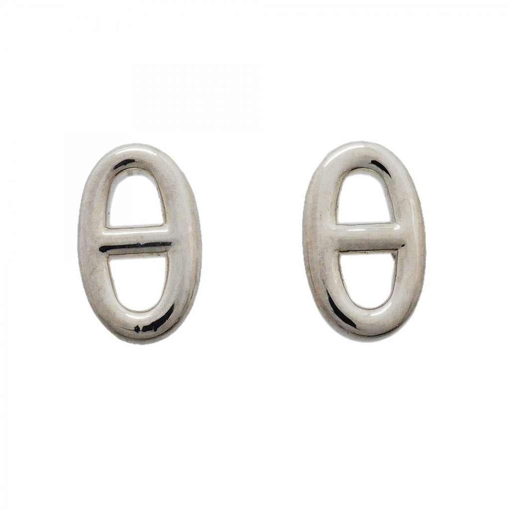 Hermes Earrings Chaine D'ancre TPM 925 Sterling Silver
