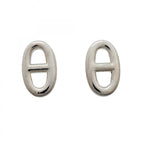 Hermes Earrings Chaine D'ancre TPM 925 Sterling Silver