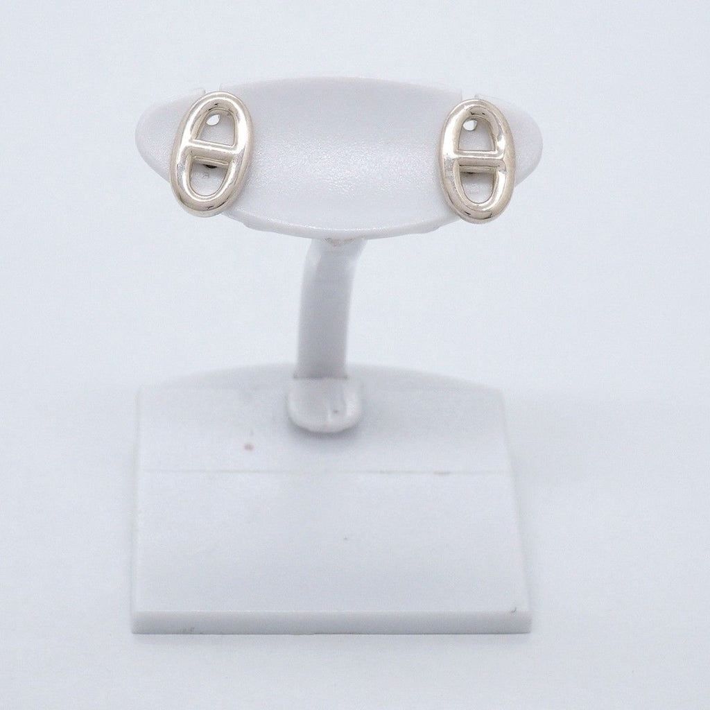 Hermes Earrings Chaine D'ancre TPM 925 Sterling Silver — view 2
