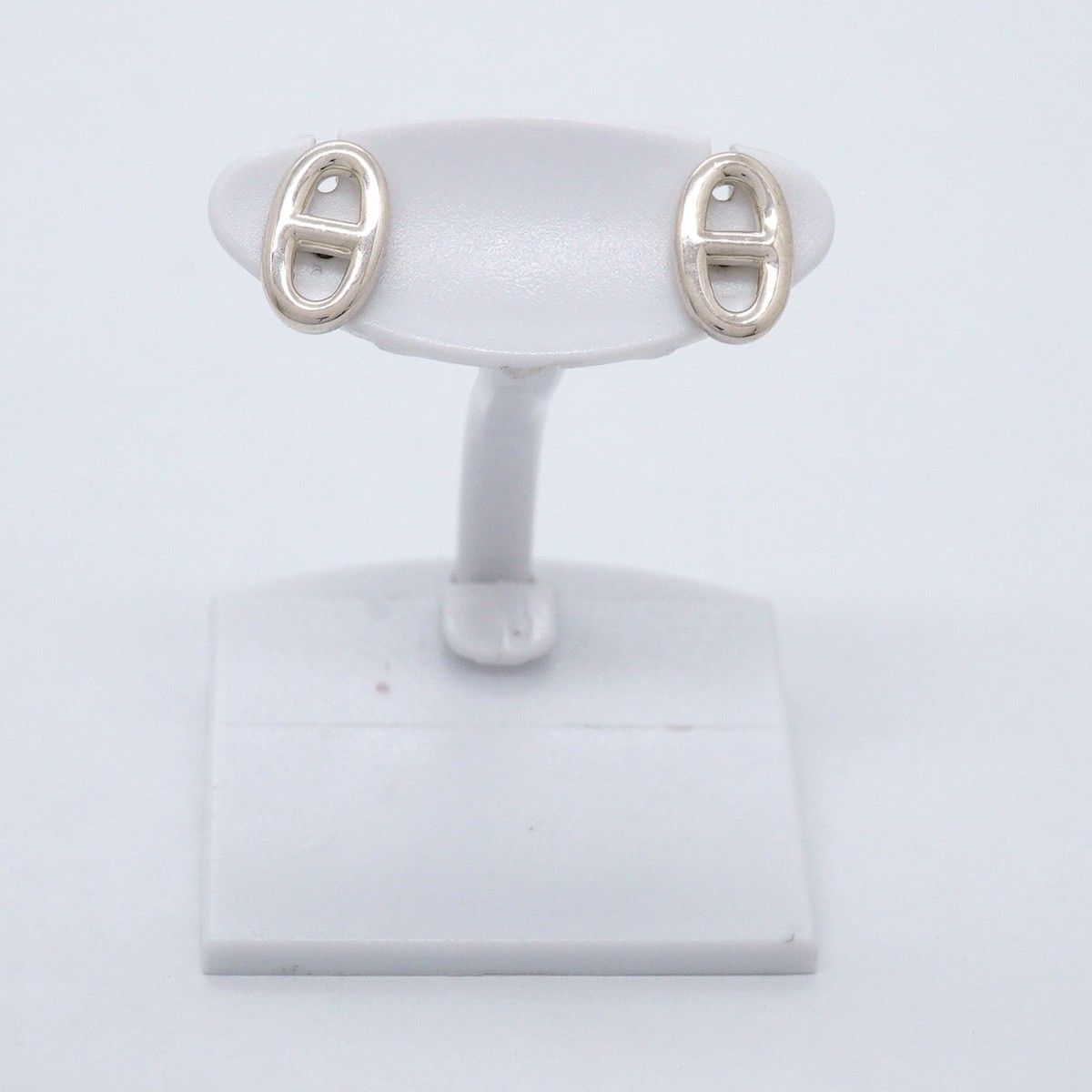 Hermes Earrings Chaine D'ancre TPM 925 Sterling Silver — view 2