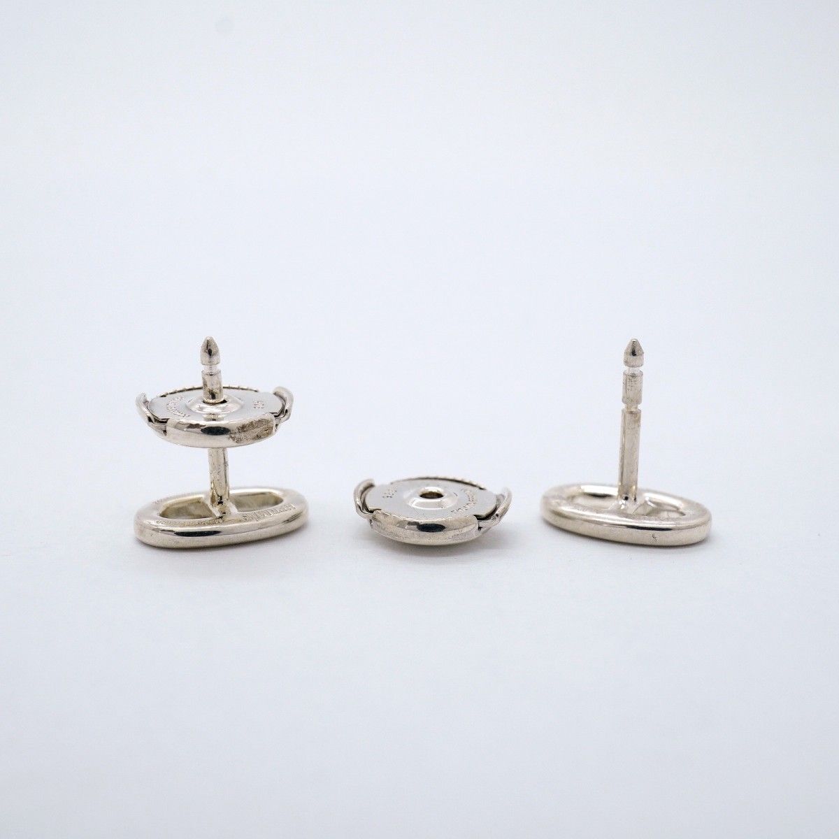 Hermes Earrings Chaine D'ancre TPM 925 Sterling Silver — view 3