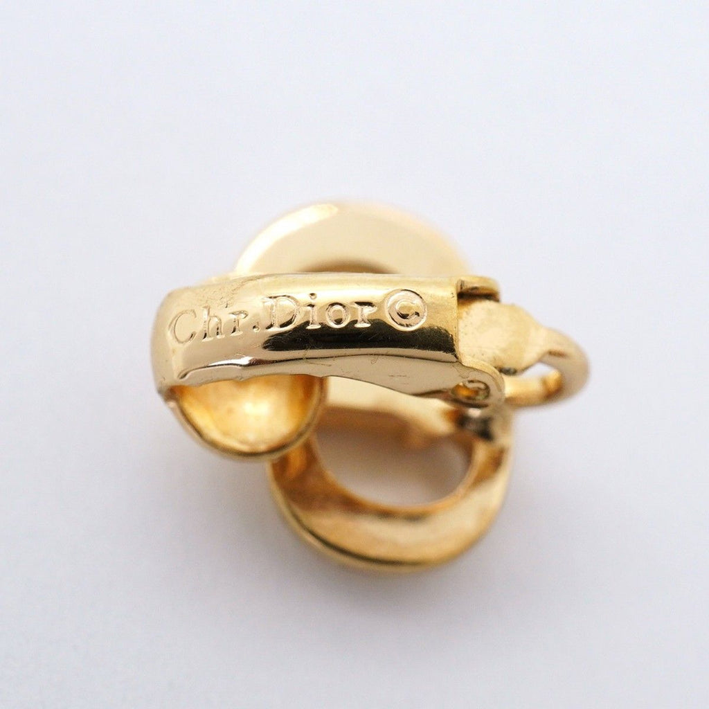 Dior Earrings CD Logo Gold Plated — view 4