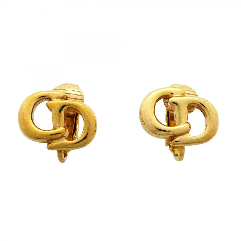 Dior Earrings CD Logo Gold Plated
