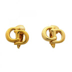 Dior Earrings CD Logo Gold Plated