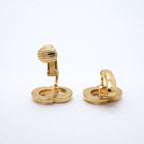 Dior Earrings CD Logo Gold Plated — view 3