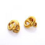 Dior Earrings CD Logo Gold Plated — view 2