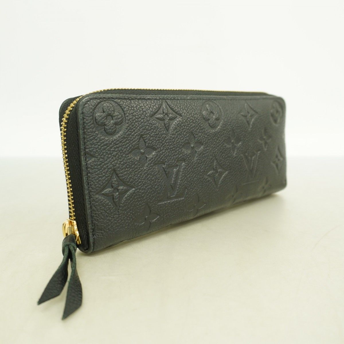 Louis Vuitton Wallet Monogram Empreinte Portefeuille Clemence Noir — view 2