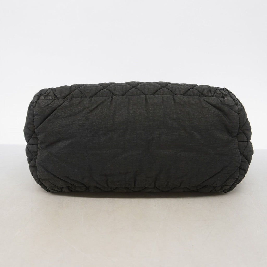 Chanel Tote Coco Cocoon Nylon Black Silver — view 3
