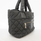 Chanel Tote Coco Cocoon Nylon Black Silver — view 2