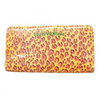 Louis Vuitton Wallet Vernis Leopard Zippy Blanc Corail