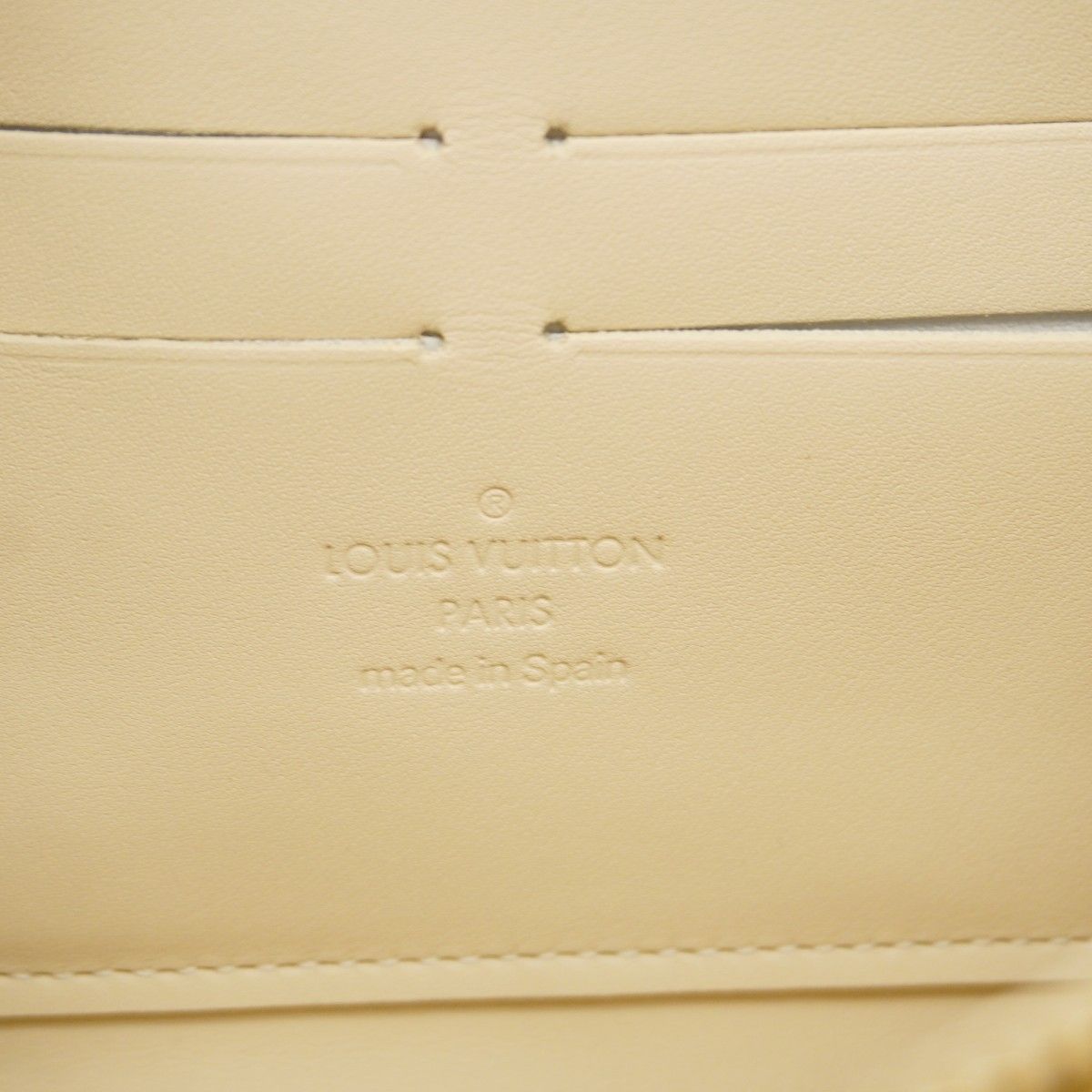Louis Vuitton Wallet Vernis Leopard Zippy Blanc Corail — view 4