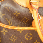 Louis Vuitton Handbag Monogram Deauville Brown — view 9