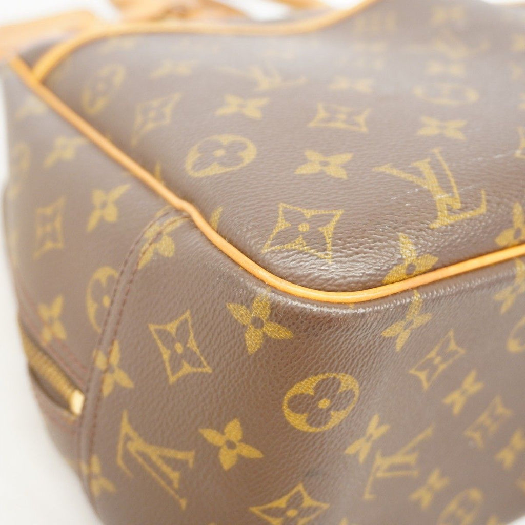 Louis Vuitton Handbag Monogram Deauville Brown — view 6