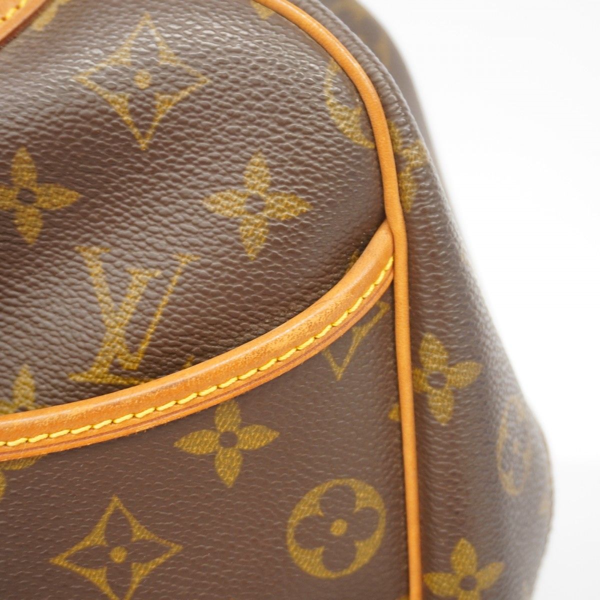 Louis Vuitton Handbag Monogram Deauville Brown — view 8