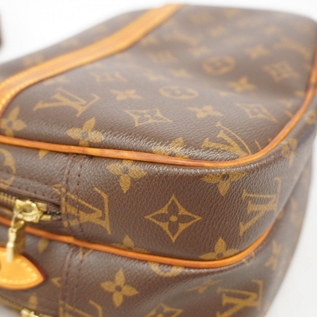 Louis Vuitton Shoulder Bag Monogram Reporter PM Brown — view 6