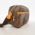 Louis Vuitton Shoulder Bag Monogram Reporter PM Brown — view 2