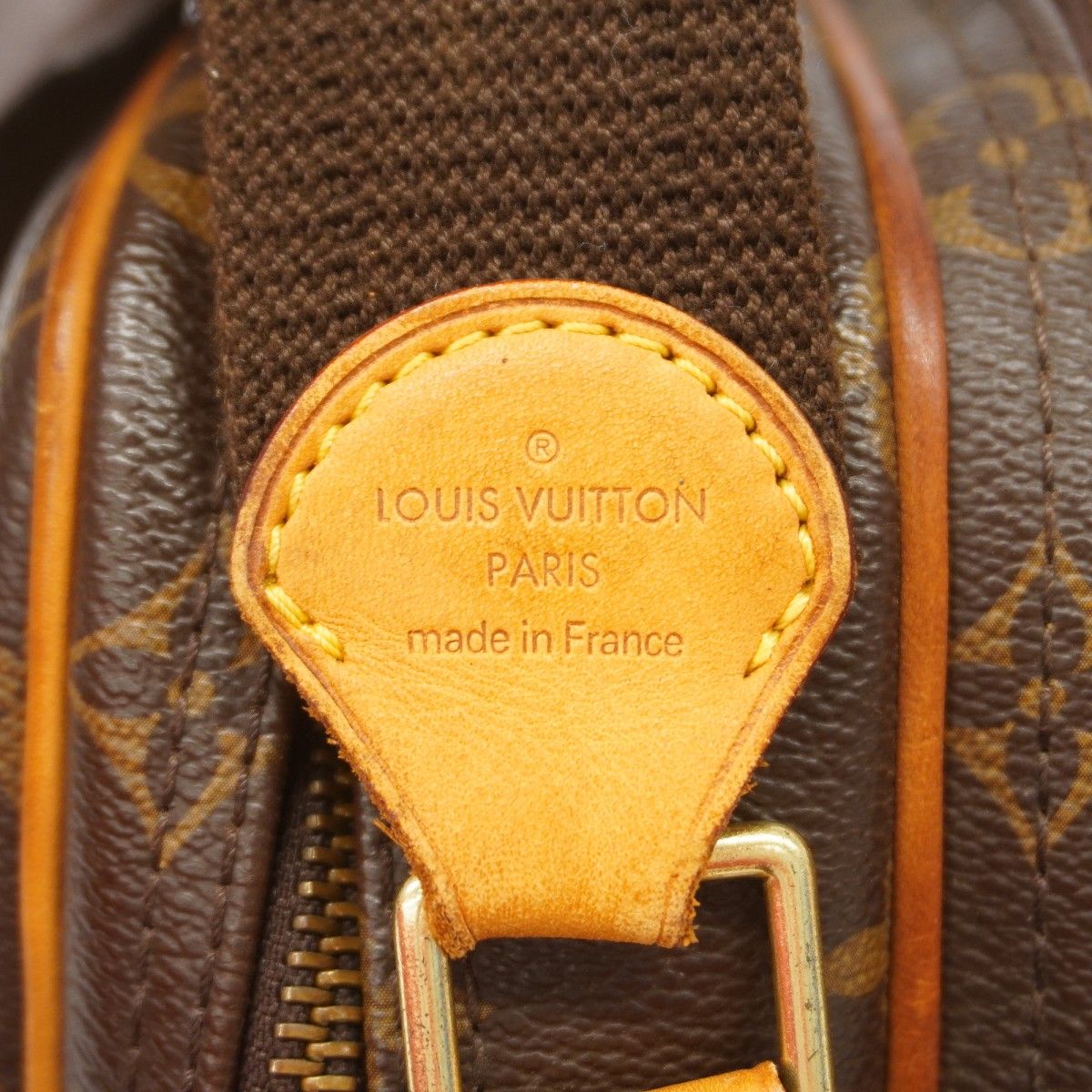 Louis Vuitton Shoulder Bag Monogram Reporter PM Brown — view 5