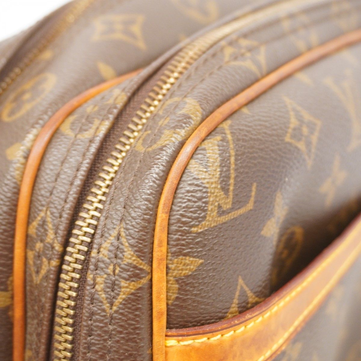 Louis Vuitton Shoulder Bag Monogram Reporter PM Brown — view 8