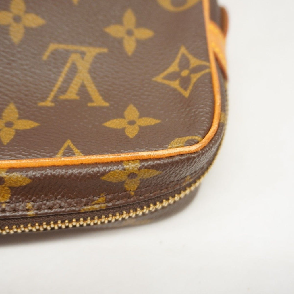 Louis Vuitton Clutch Monogram Marly Dragonne GM Brown — view 6
