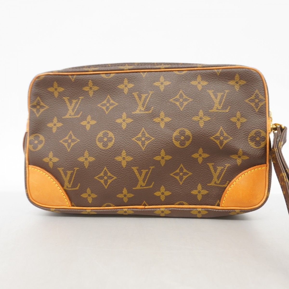 Louis Vuitton Clutch Monogram Marly Dragonne GM Brown — view 9