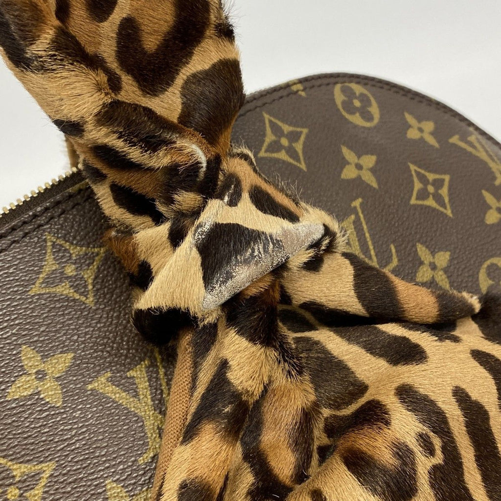 Louis Vuitton Handbag Monogram Leopard Azzedine Alaia Alma Brown — view 6