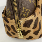 Louis Vuitton Handbag Monogram Leopard Azzedine Alaia Alma Brown — view 8