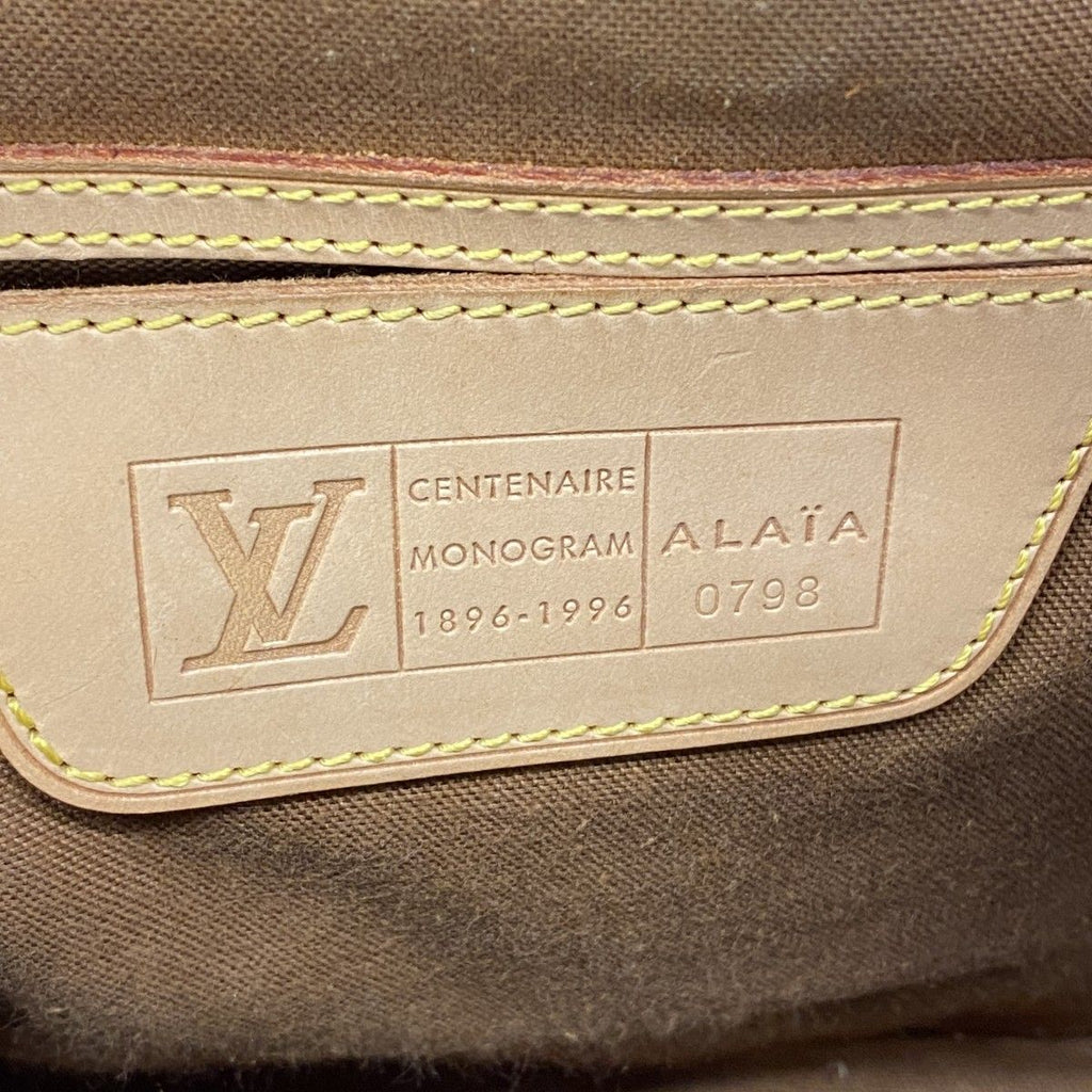 Louis Vuitton Handbag Monogram Leopard Azzedine Alaia Alma Brown — view 5