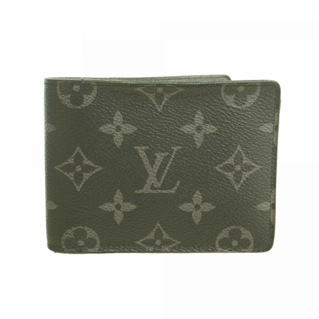 Louis Vuitton Billfold Monogram Eclipse Portefeuille Multiple Black Wallet