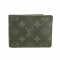 Louis Vuitton Billfold Monogram Eclipse Portefeuille Multiple Black Wallet