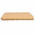 Chanel Wallet Quilted Caviar Leather Beige Champagne Gold