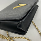 Louis Vuitton Shoulder Wallet Epi Portefeuille Twist Noir — view 7