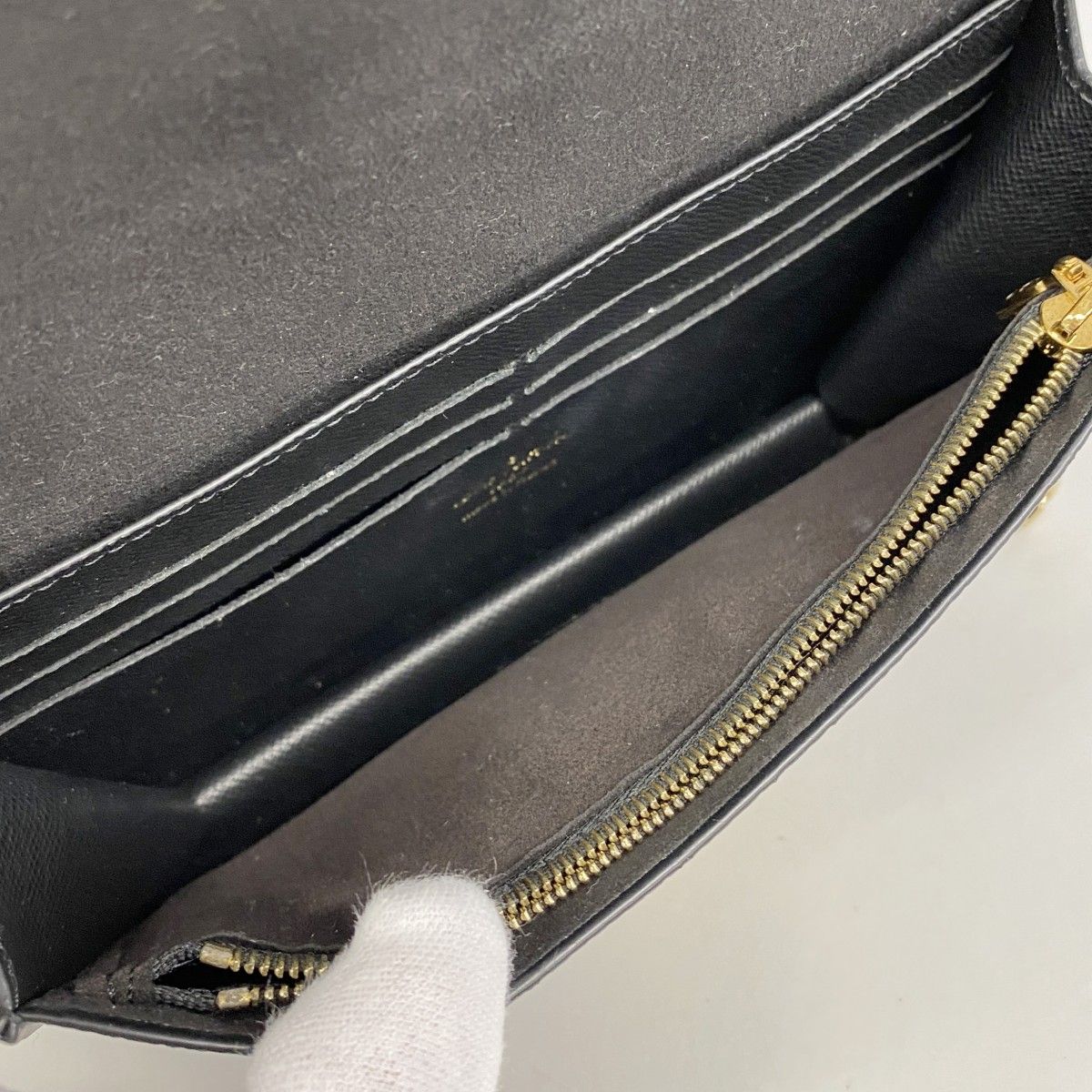 Louis Vuitton Shoulder Wallet Epi Portefeuille Twist Noir — view 4