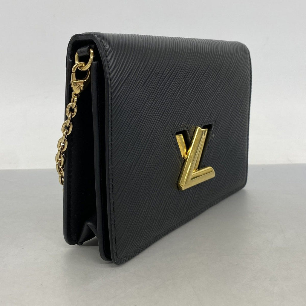 Louis Vuitton Shoulder Wallet Epi Portefeuille Twist Noir — view 2