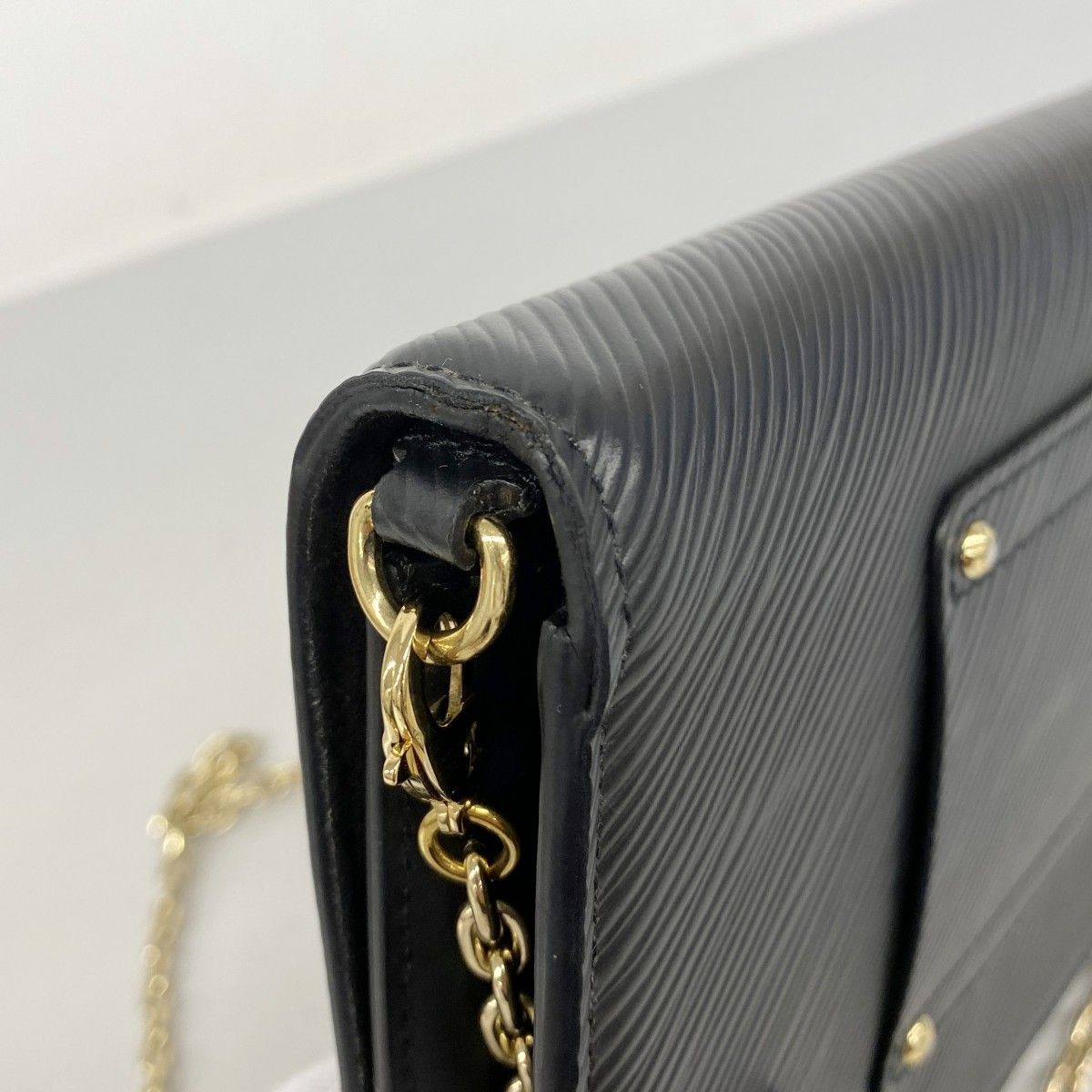 Louis Vuitton Shoulder Wallet Epi Portefeuille Twist Noir — view 6
