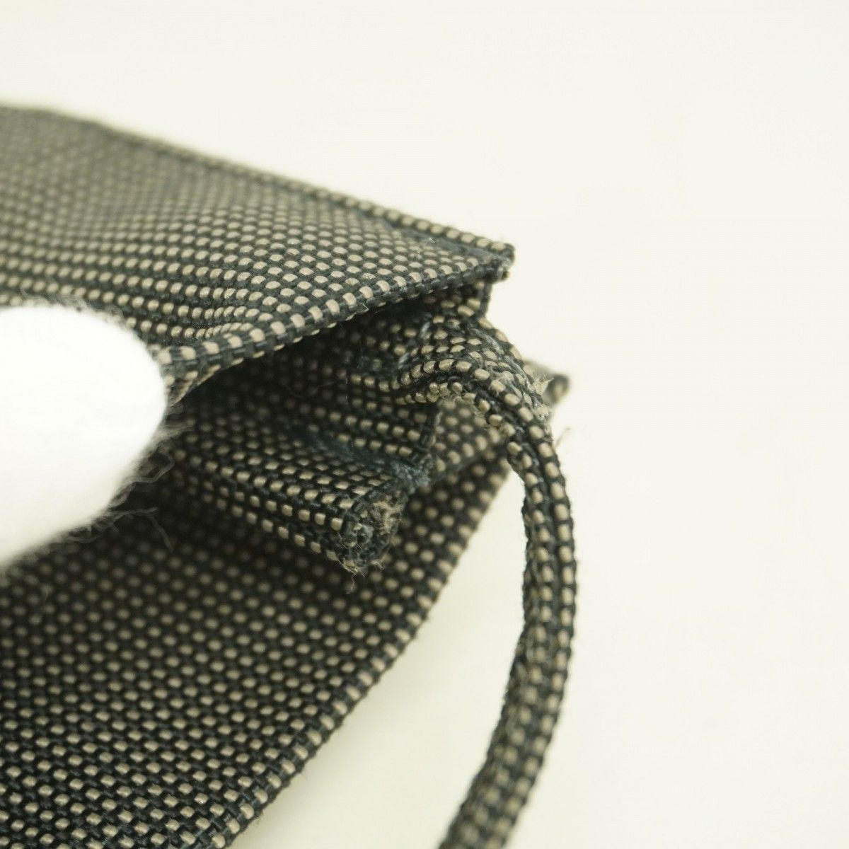 Hermes Shoulder Bag Her Line Pochette Canvas Gray — view 6