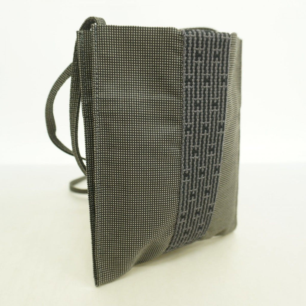 Hermes Shoulder Bag Her Line Pochette Canvas Gray — view 2
